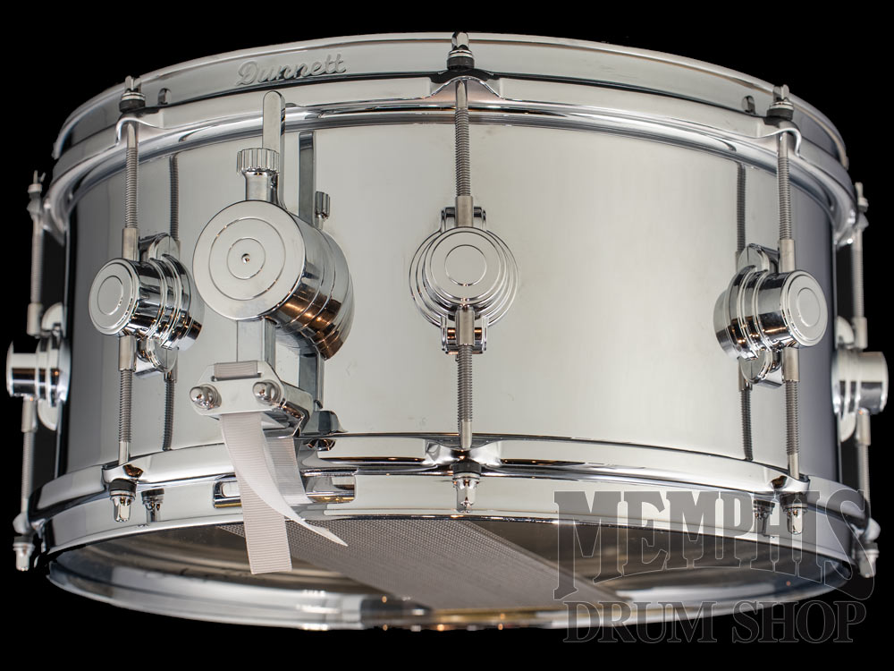 George H. Way 14x7 Hollywood Chrome Over Brass Snare Drum
