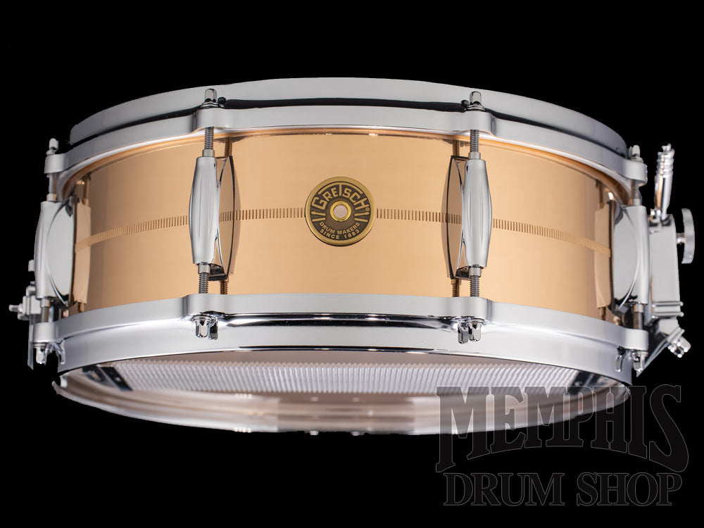 Gretsch 14x5 USA Custom Bronze Snare Drum