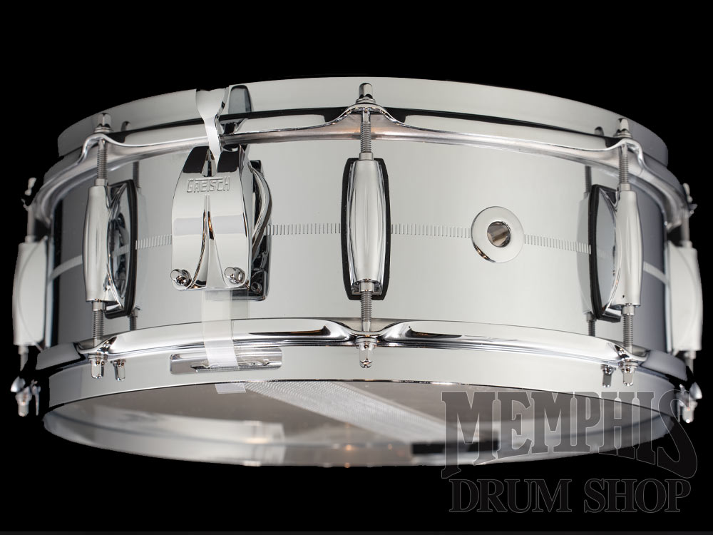 Gretsch 14x5 Brooklyn Chrome Over Brass Snare Drum