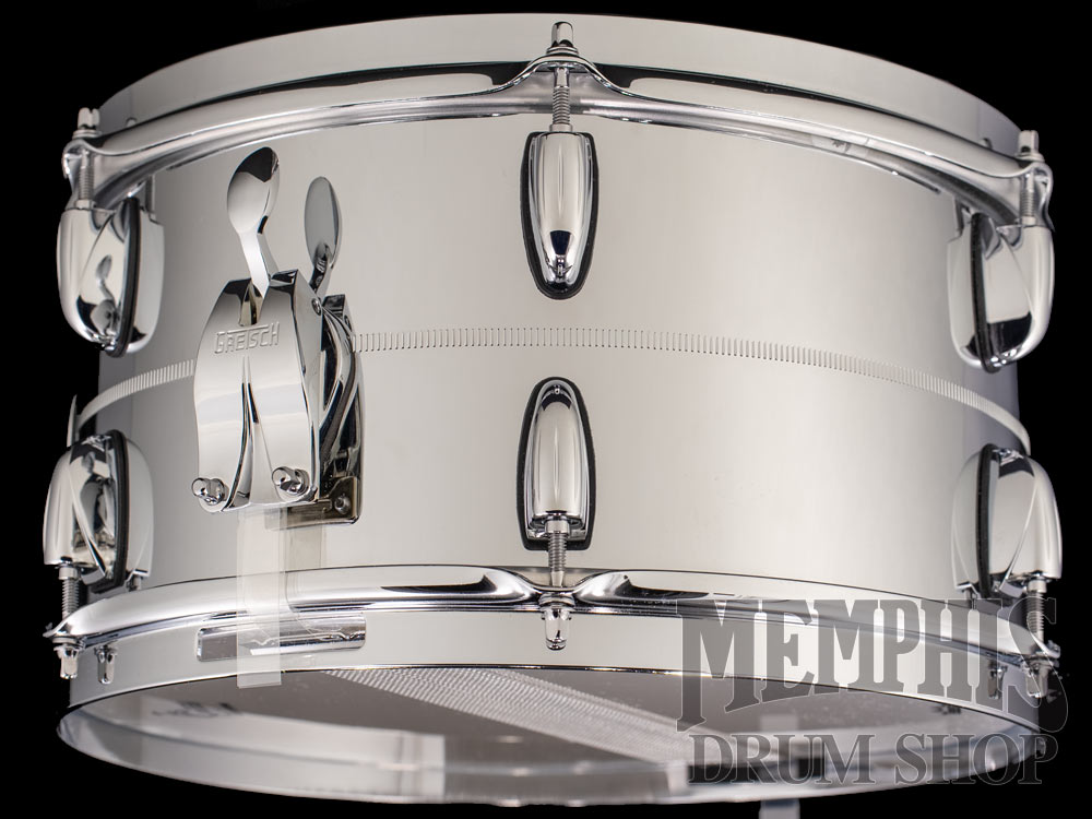 Gretsch 13x7 Brooklyn Chrome Over Steel Snare Drum