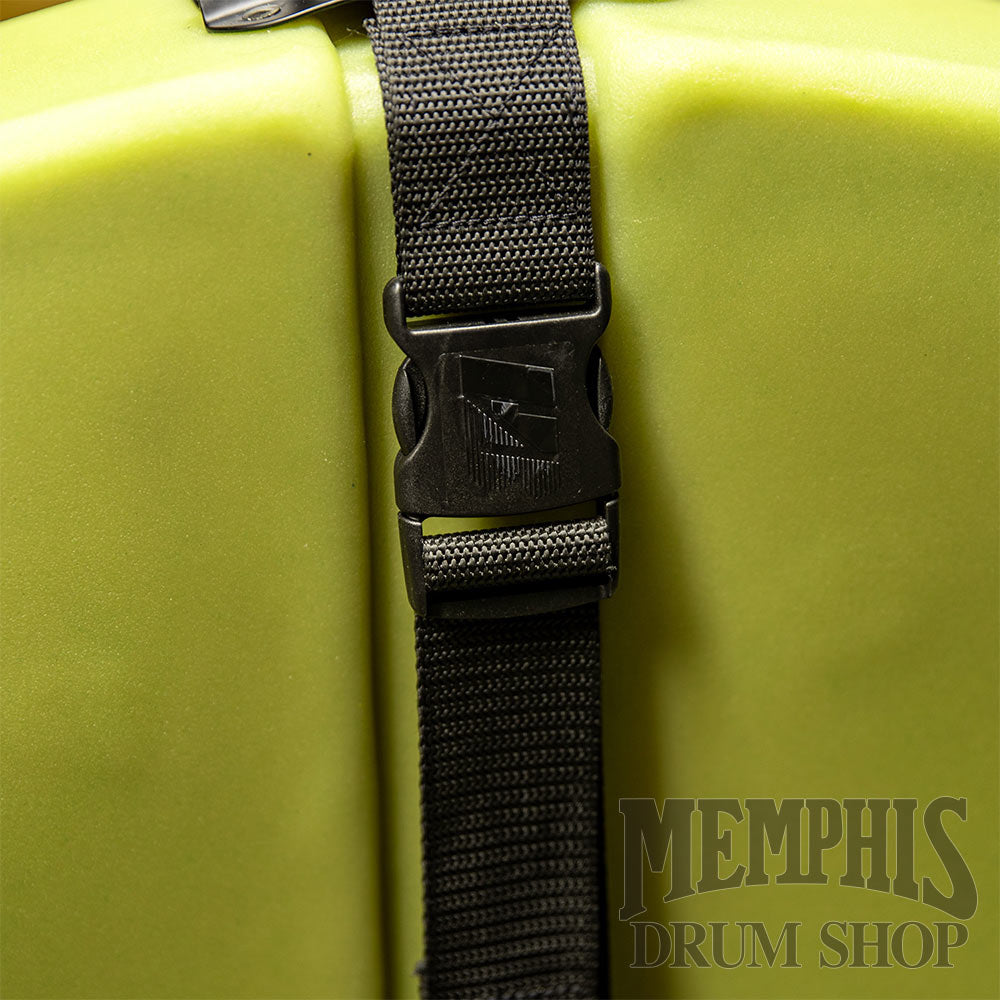 Humes & Berg 32" Enduro Gong Case with Pro Lining - Lime