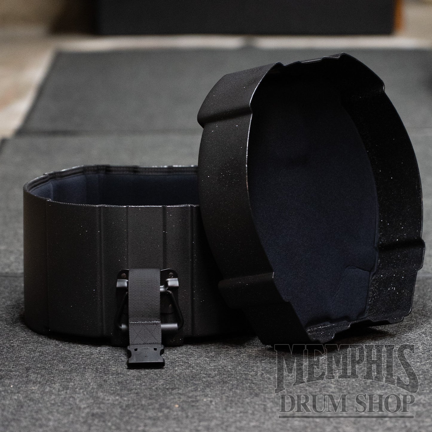 Humes & Berg 14x6.5 Enduro Pro Snare Drum Case with Pro Lining - Black Ice