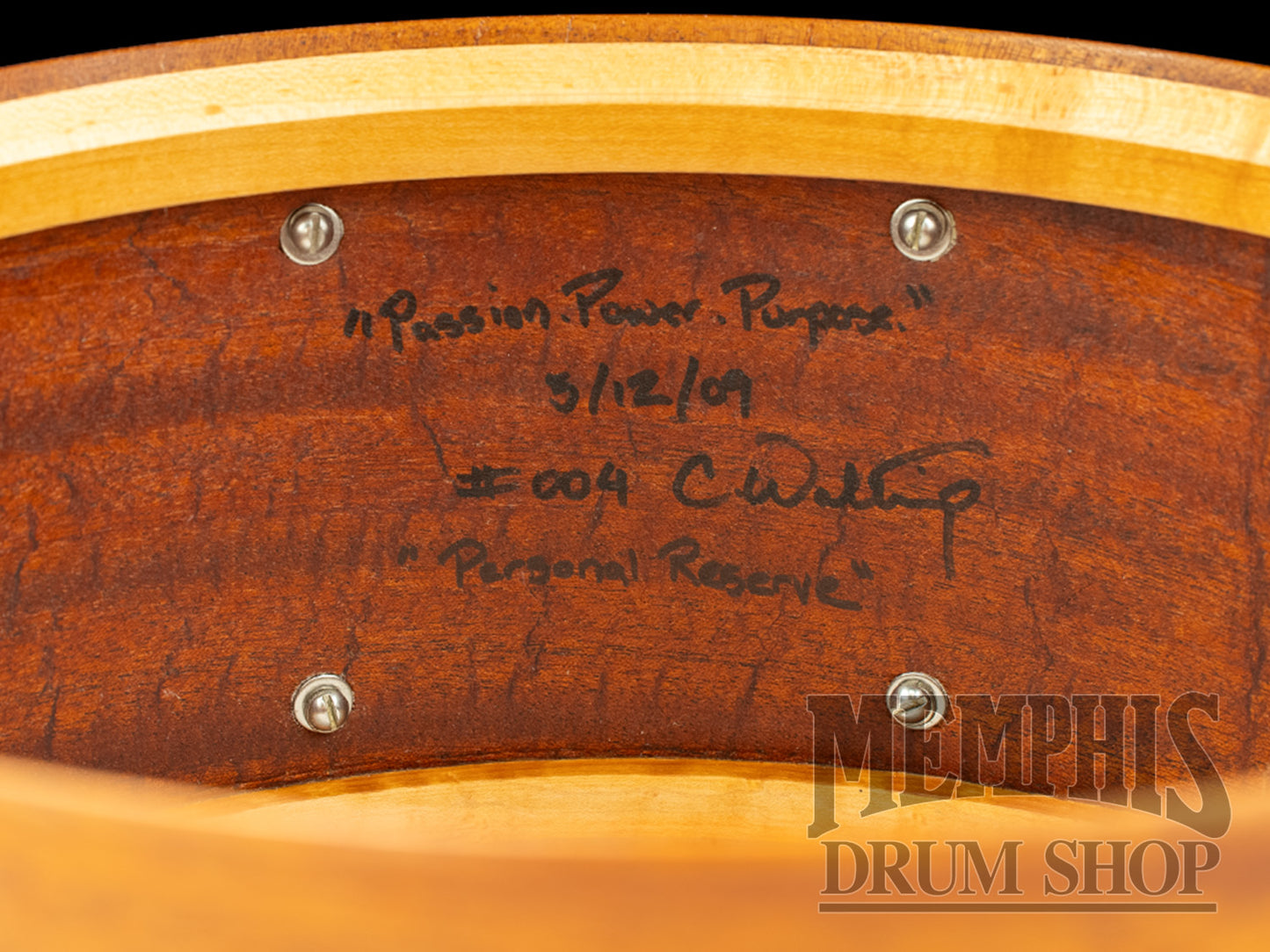 Joyful Noise 14x6.5 Personal Reserve Covent Garden Legacy Mahogany Snare Drum