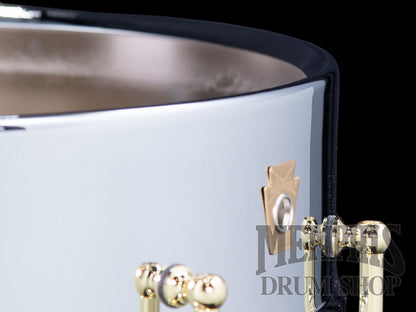 Ludwig 14x6.5 Chrome Over Brass Snare Drum with Tube Lugs