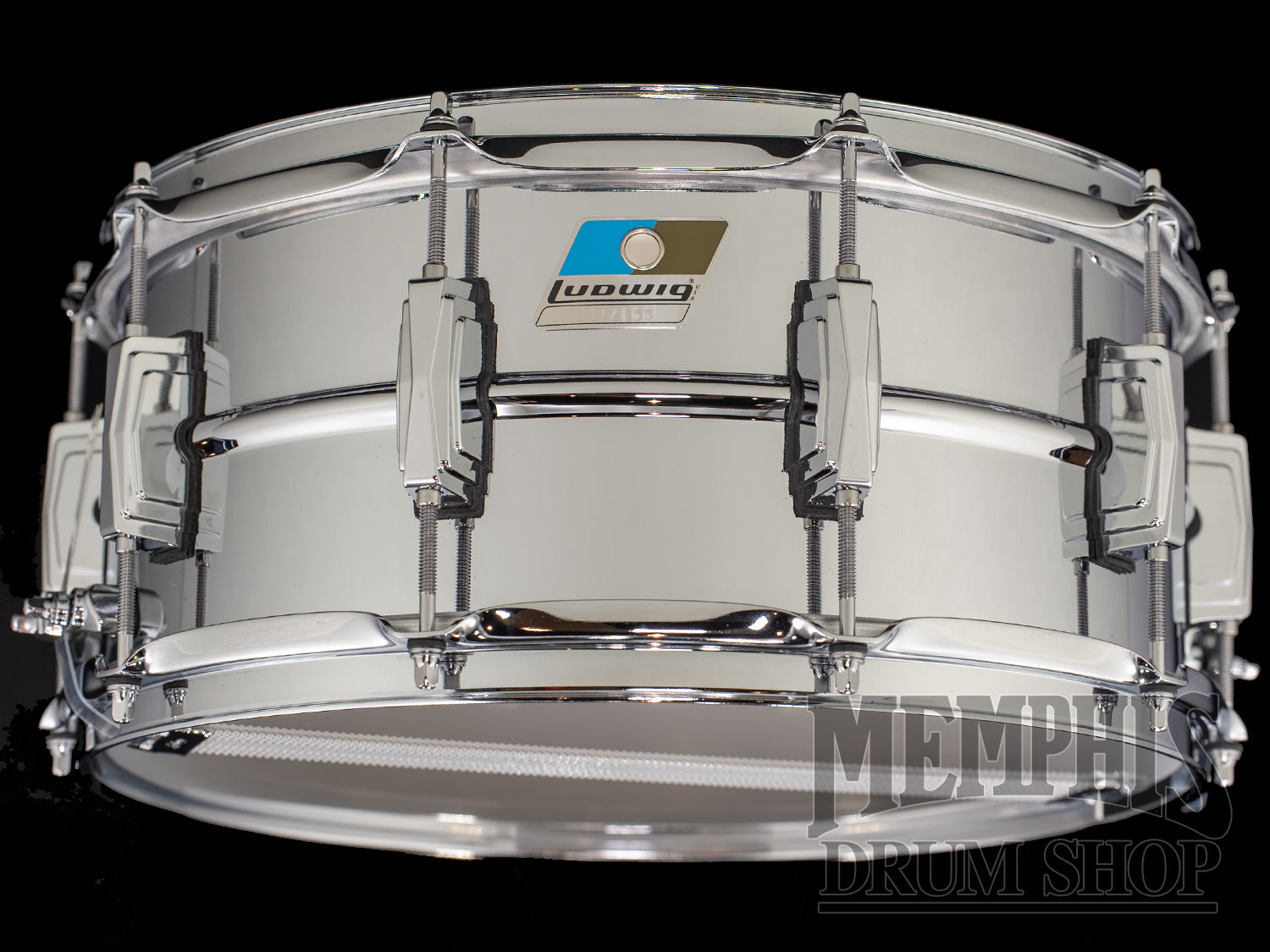 Ludwig 14x6.5 Supraphonic Classic Snare Drum with Blue & Olive