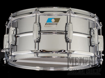 Ludwig 14x6.5 Supraphonic Classic Snare Drum with Blue & Olive Badge
