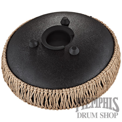 Meinl 10” Medium Octave Steel Tongue Drum B Minor 8 Notes 432Hz - Black