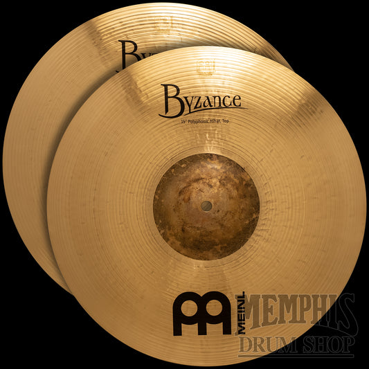 Meinl 15” Byzance Brilliant Polyphonic Hi-Hats