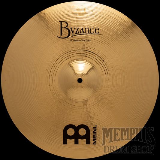 Meinl 16" Byzance Brilliant Medium Thin Crash Cymbal