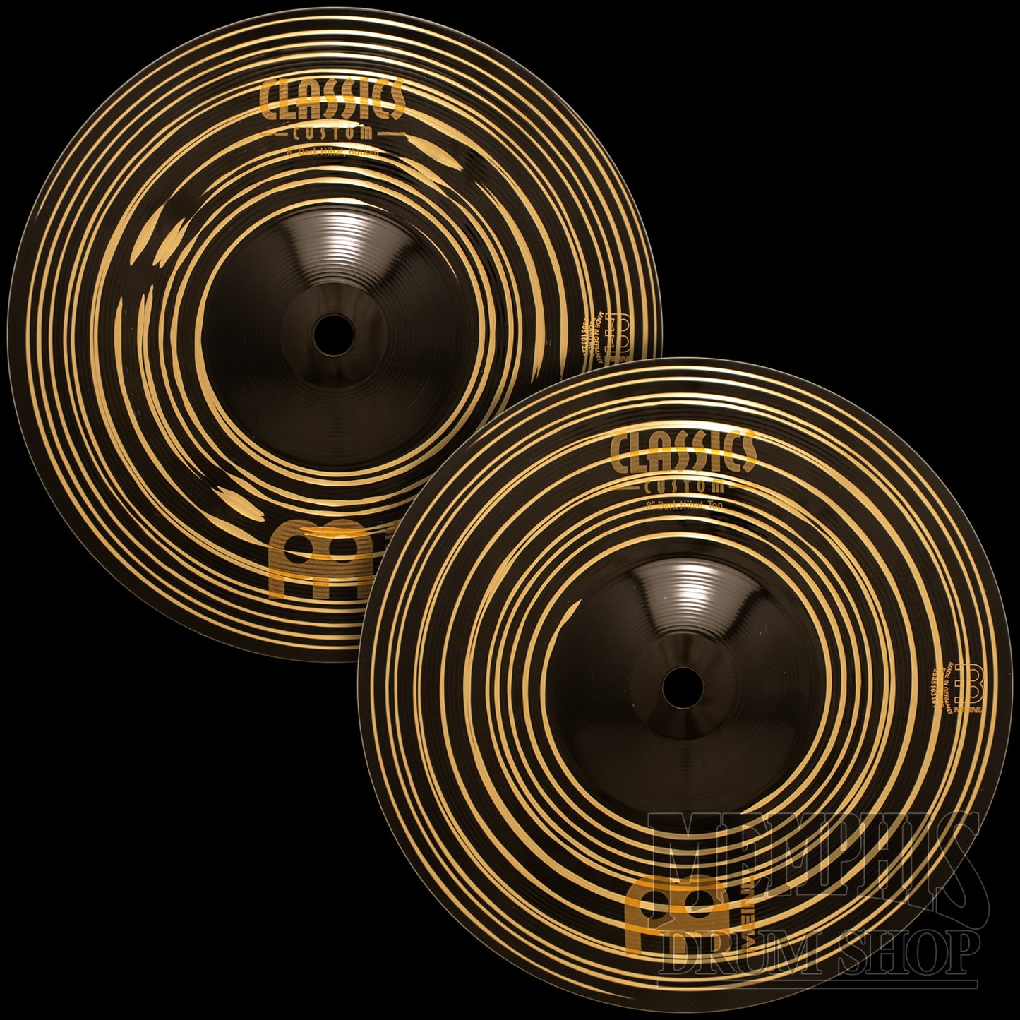 Meinl 8" Classics Custom Dark Micro Stack Mini Hi-Hats