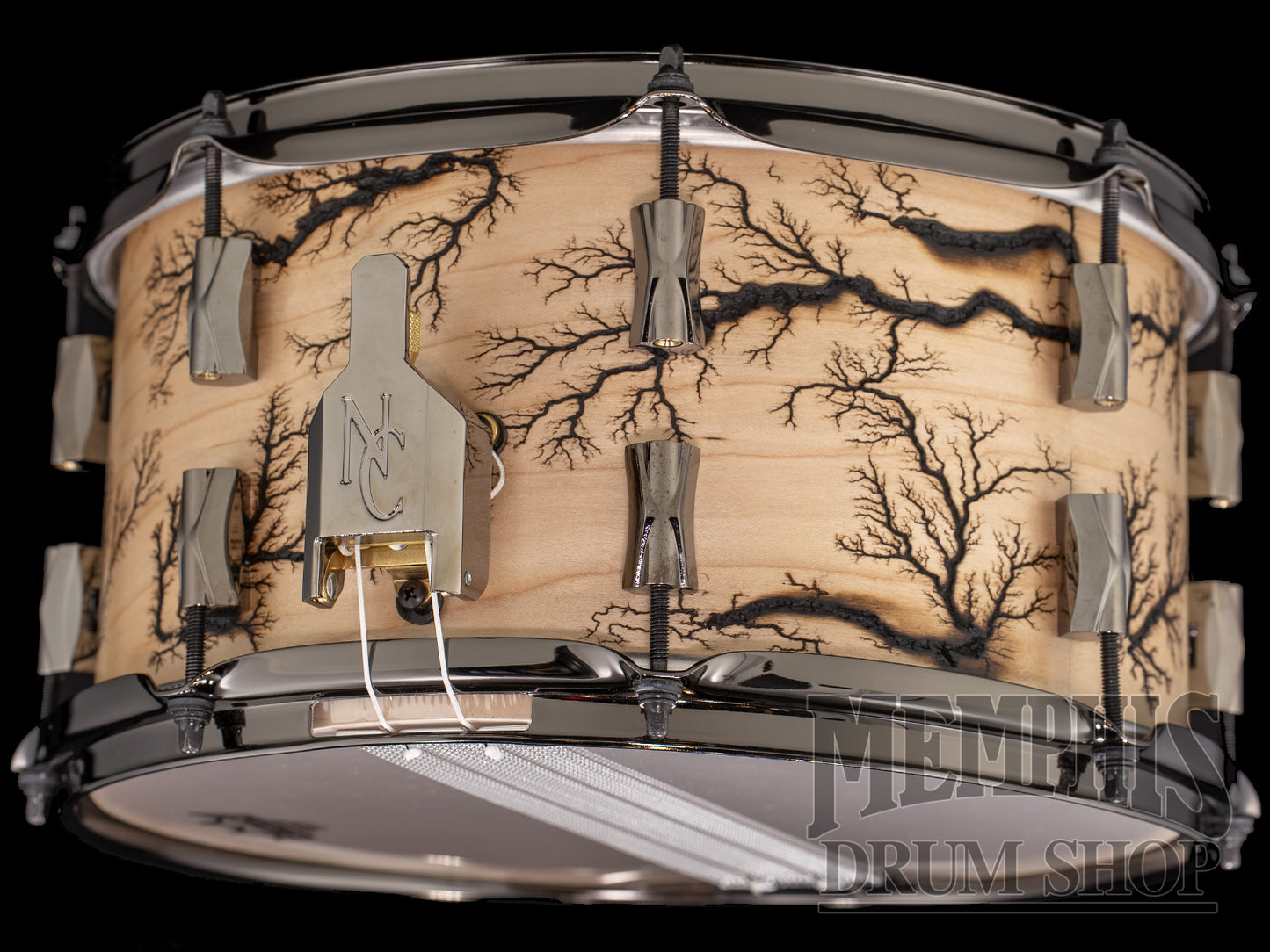 Noble & Cooley 13x7 Horizon Series Fractal Snare Drum - Natural Satin