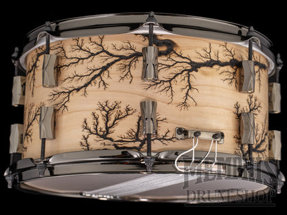 Noble & Cooley 13x7 Horizon Series Fractal Snare Drum - Natural Satin