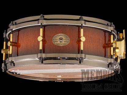 Noble & Cooley 14x5.5 Special Edition Curly Maple Snare Drum - Honey Maple Black Burst