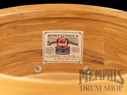 Noble & Cooley 14x7 Special Edition Solid Shell Classic Hickory Snare Drum