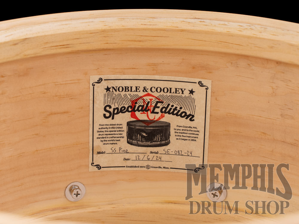 Noble & Cooley 14x7 Special Edition Solid Shell Classic Pine Snare Drum