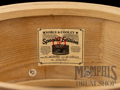 Noble & Cooley 14x7 Special Edition Solid Shell Classic Sassafras Snare Drum