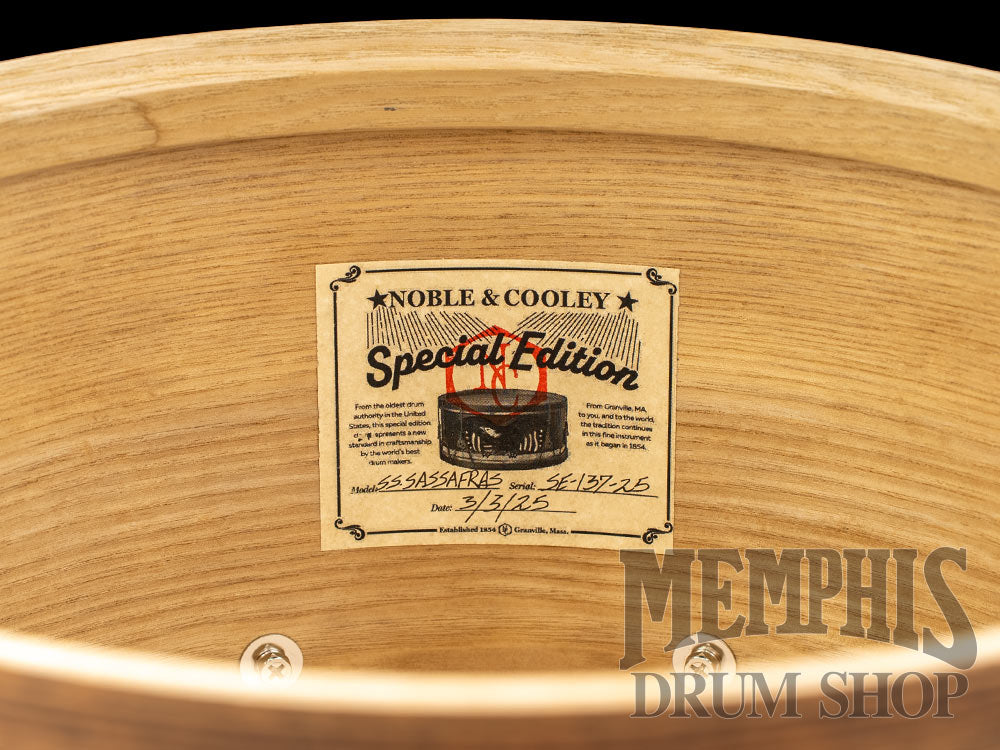Noble & Cooley 14x8 Special Editon Solid Shell Classic Sassafras Snare Drum