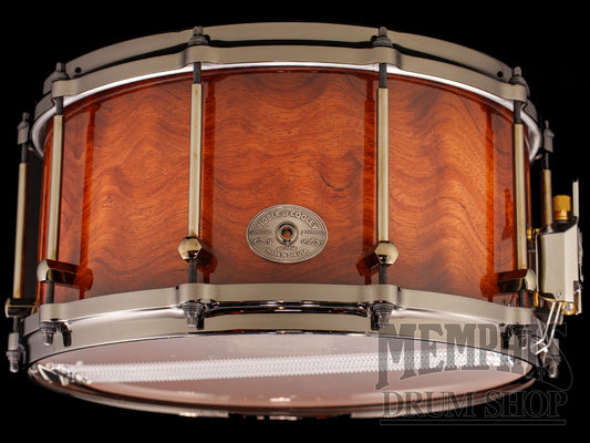Noble & Cooley 14x7 Special Edition Bubinga/Cherry Snare Drum - Honey Maple Walnut Burst Gloss