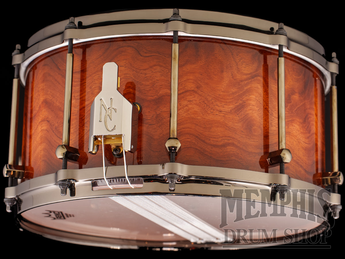 Noble & Cooley 14x7 Special Edition Bubinga/Cherry Snare Drum - Honey Maple Walnut Burst Gloss