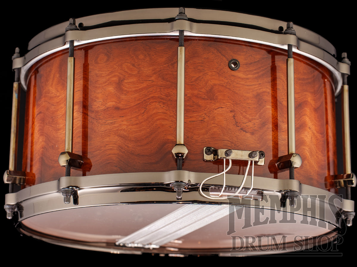 Noble & Cooley 14x7 Special Edition Bubinga/Cherry Snare Drum - Honey Maple Walnut Burst Gloss
