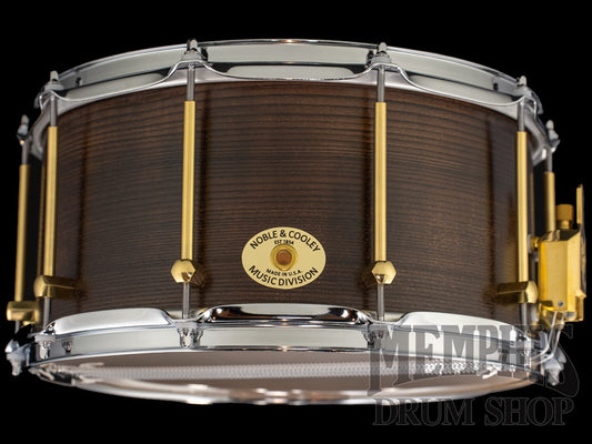 Noble & Cooley 14x7 Solid Shell Classic Ash Snare Drum - Shou Sugi Ban Ash
