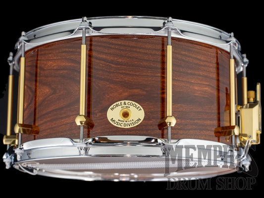 Noble & Cooley 14x7 Solid Shell Classic Cherry Snare Drum - Honey Maple Gloss