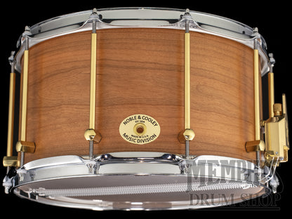 Noble & Cooley 14x8 Solid Shell Classic Cherry Snare Drum - Natural Satin Oil