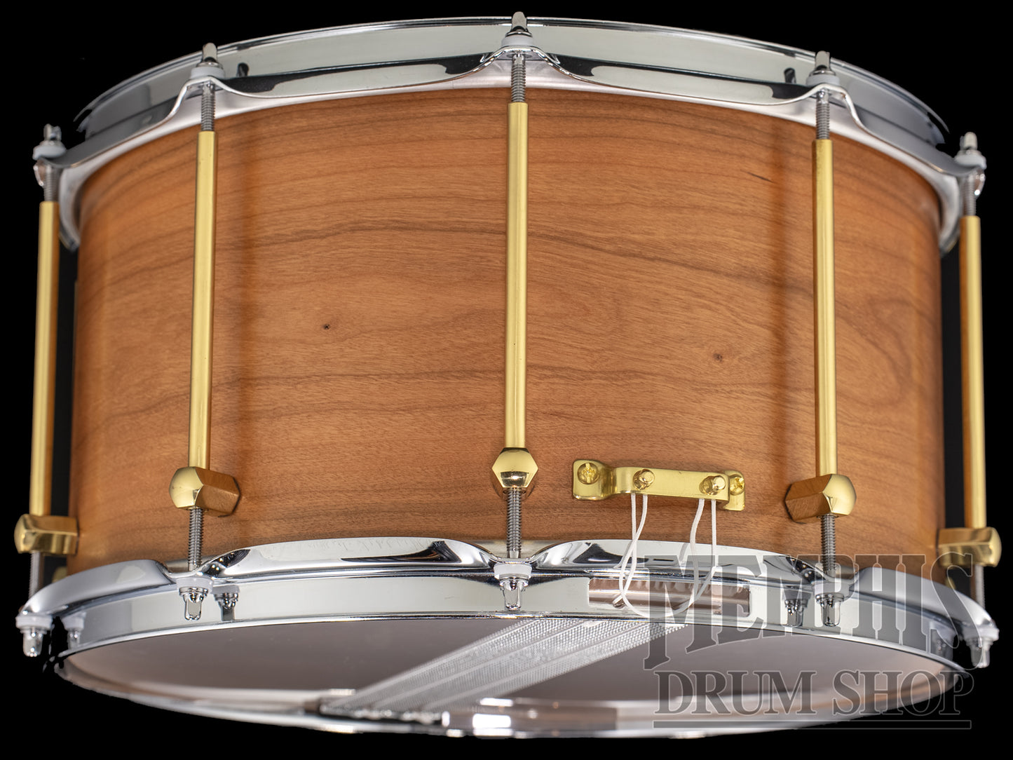 Noble & Cooley 14x8 Solid Shell Classic Cherry Snare Drum - Natural Satin Oil