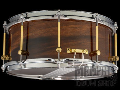 Noble & Cooley 14x6 Solid Shell Classic Walnut Snare Drum - Natural Gloss