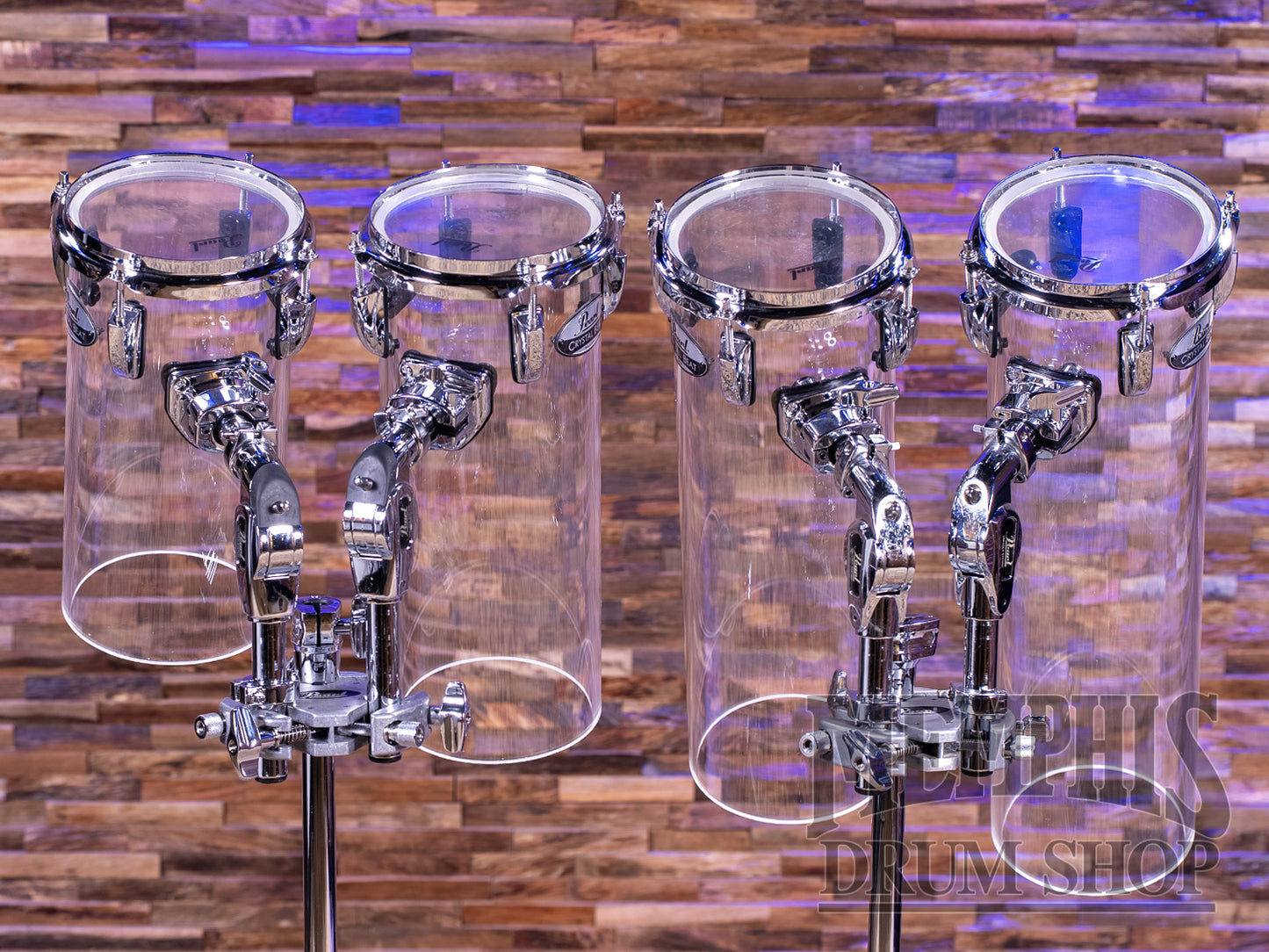 Pearl Crystal Beat Acrylic Rocket Tom Pack - Ultra Clear