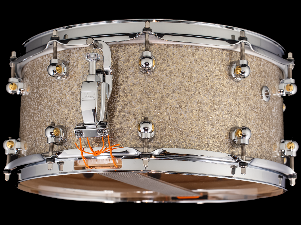 Pearl 14x6.5 Music City Custom Solid Maple Snare Drum - Diamond Glitter
