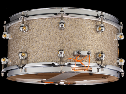 Pearl 14x6.5 Music City Custom Solid Maple Snare Drum - Diamond Glitter