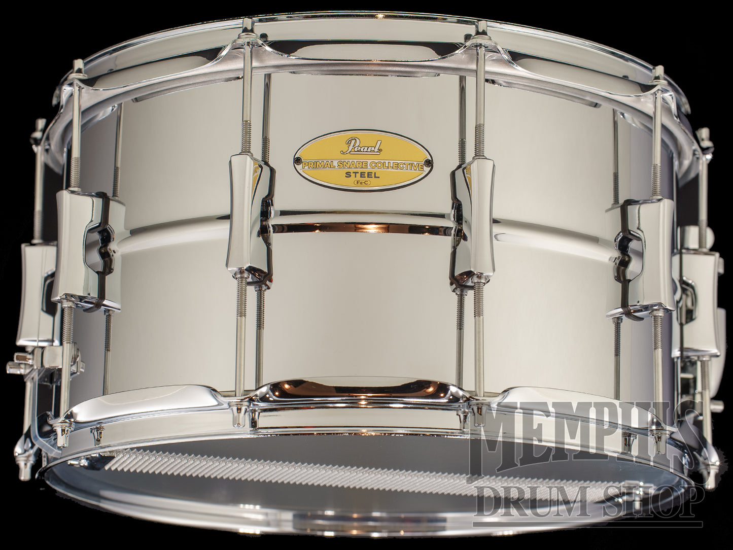 Pearl 14x8 Primal Collective Steel Snare Drum