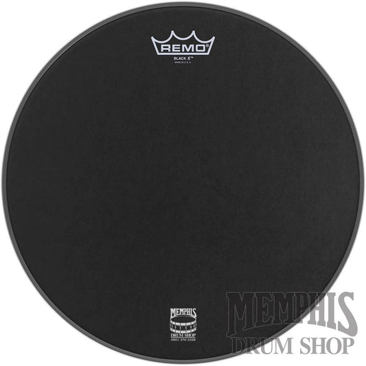 Remo Black Suede Emperor X 13" Drumhead - Black X