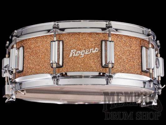 Rogers 14x5 Dyna-Sonic Snare Drum with Beavertail Lugs - Champagne Sparkle