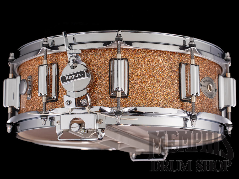 Rogers 14x5 Dyna-Sonic Snare Drum with Beavertail Lugs - Champagne Sparkle