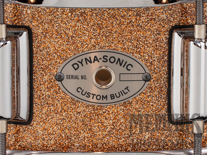 Rogers 14x5 Dyna-Sonic Snare Drum with Beavertail Lugs - Champagne Sparkle