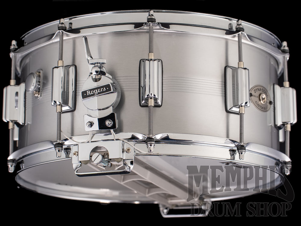 Rogers 14x6.5 Dyna-Sonic 7-Line Aluminum Snare Drum