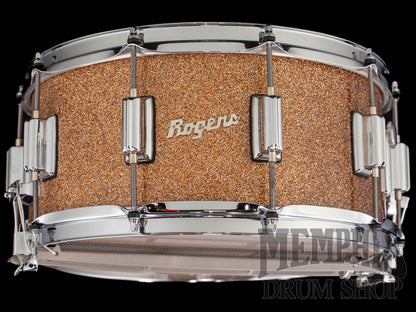 Rogers 14x6.5 Dyna-Sonic Snare Drum with Beavertail Lugs - Champagne Sparkle