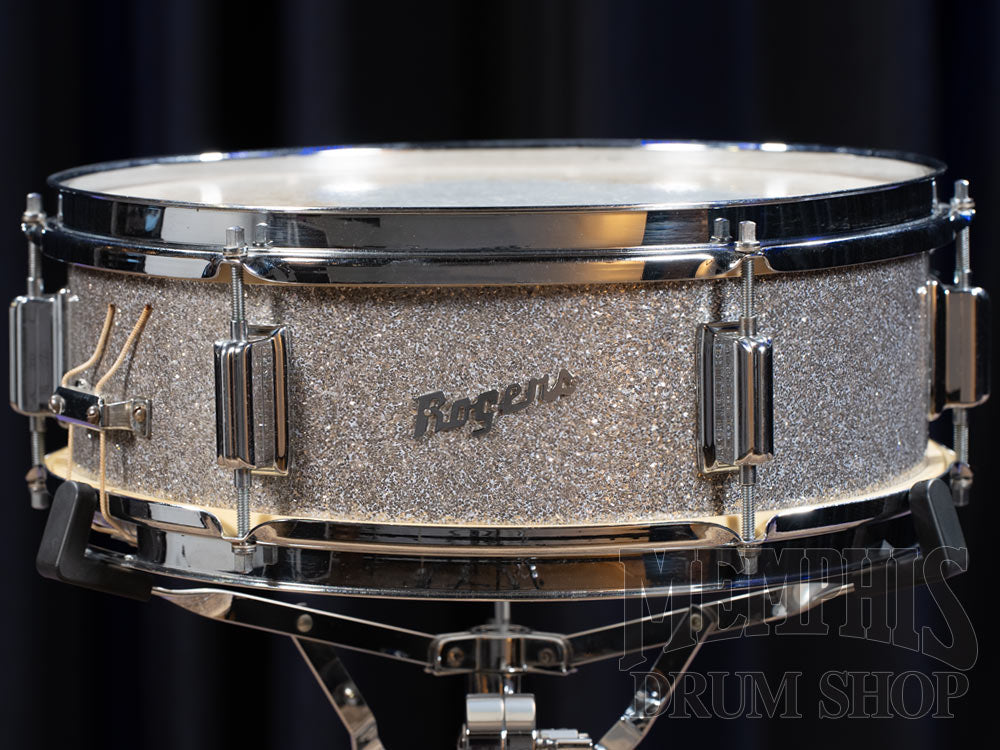 Vintage Rogers 60s Tower Drum Set 20/12/14/14 - Silver Sparkle Pearl