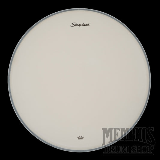 Slingerland Logo Remo Ambassador Coated Drumhead 16"