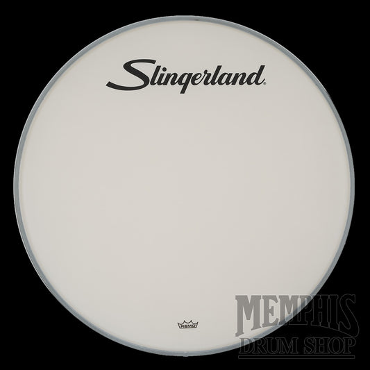 Slingerland Logo Remo Ambassador Coated Bass Drumhead 24"