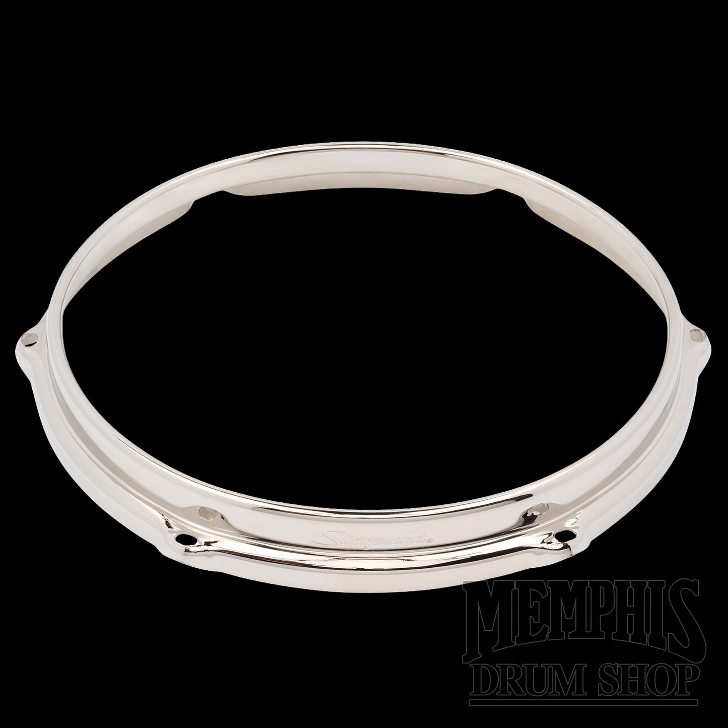 Slingerland 10" 6-Lug Stick Saver Hoop - Nickel Over Steel