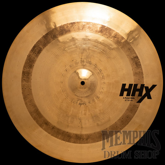 Sabian 21" HHX 3-Point Ride Cymbal - Brilliant