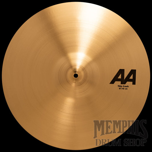 Sabian 18" AA Thin Crash Cymbal