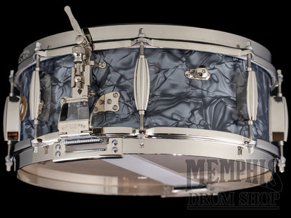 Slingerland 14x5.5 Radio King Solid Maple Snare Drum - Black Diamond Pearl