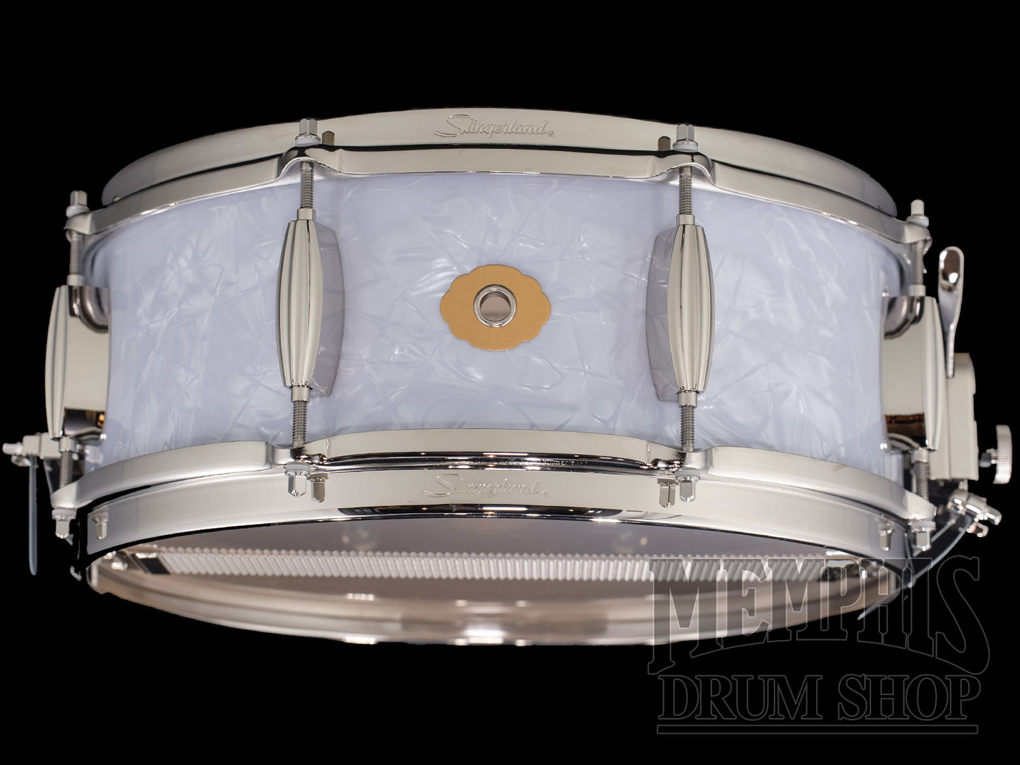Slingerland 14x5.5 Radio King Artist Snare Drum - White Marine Pearl