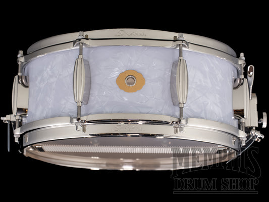 Slingerland 14x5.5 Radio King Artist Snare Drum - White Marine Pearl