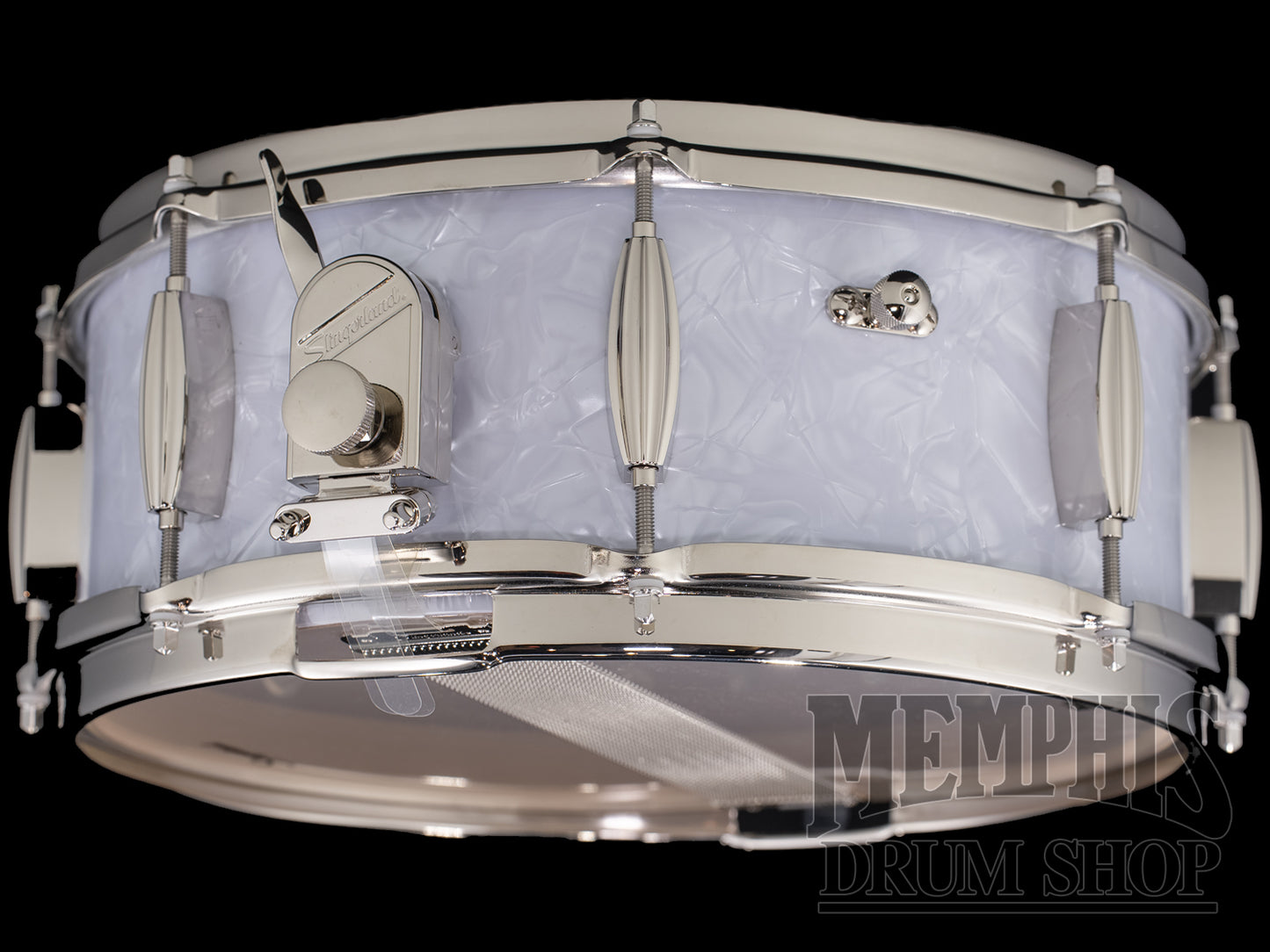 Slingerland 14x5.5 Radio King Artist Snare Drum - White Marine Pearl