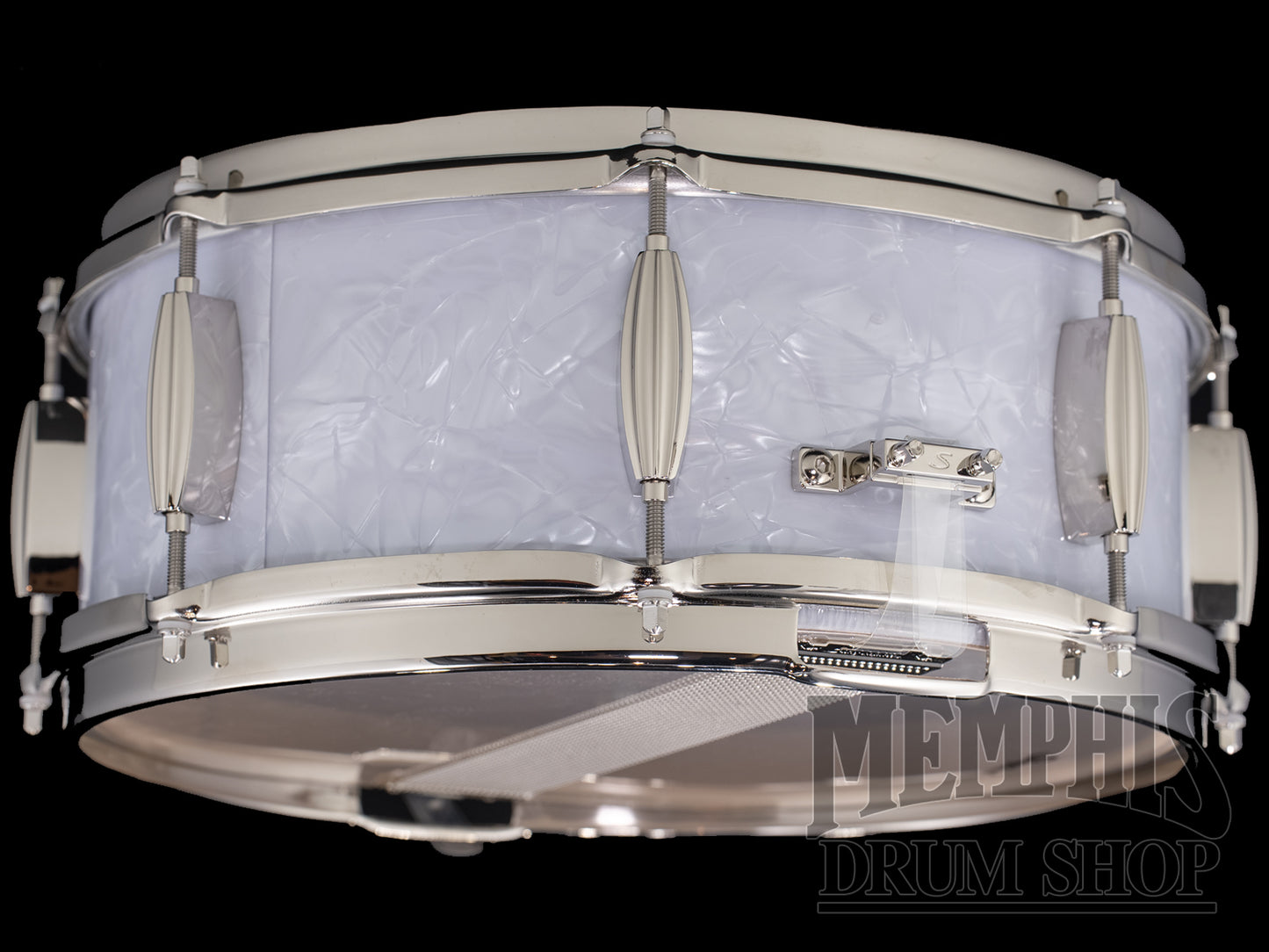 Slingerland 14x5.5 Radio King Artist Snare Drum - White Marine Pearl